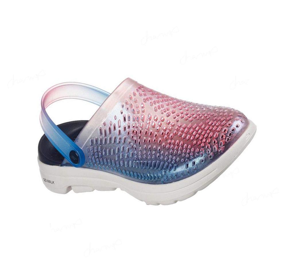 Zapatillas Sin Cordones Skechers Foamies: GO WALK 5 - Glowing Star Mujer Azul Marino Multicolor | I6A6L_AR