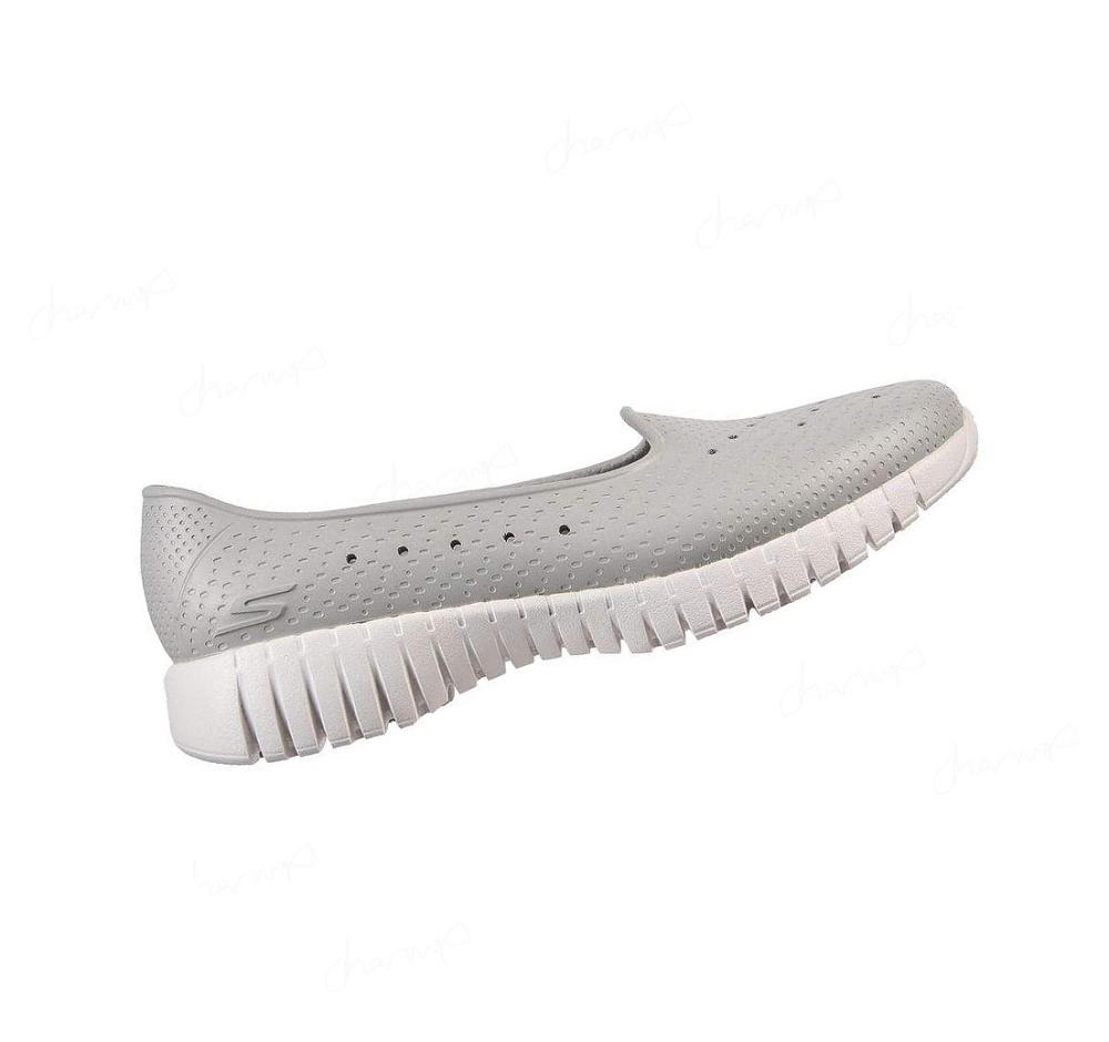 Zapatillas Sin Cordones Skechers Foamies: GO WALK Smart - Sleek N Estilo Mujer Gris | I8A6A_AR