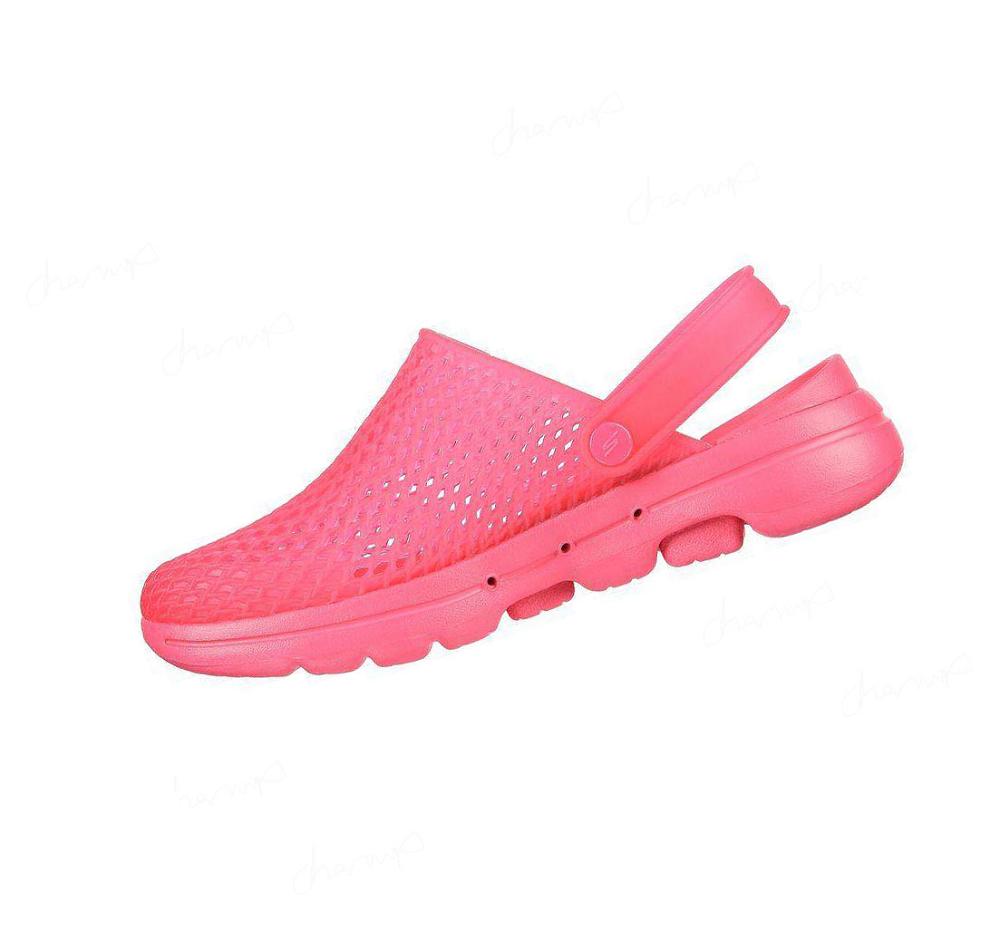 Zapatillas Sin Cordones Skechers Foamies: GO WALK 5 - True Catch Mujer Rosas | IAT1B_AR