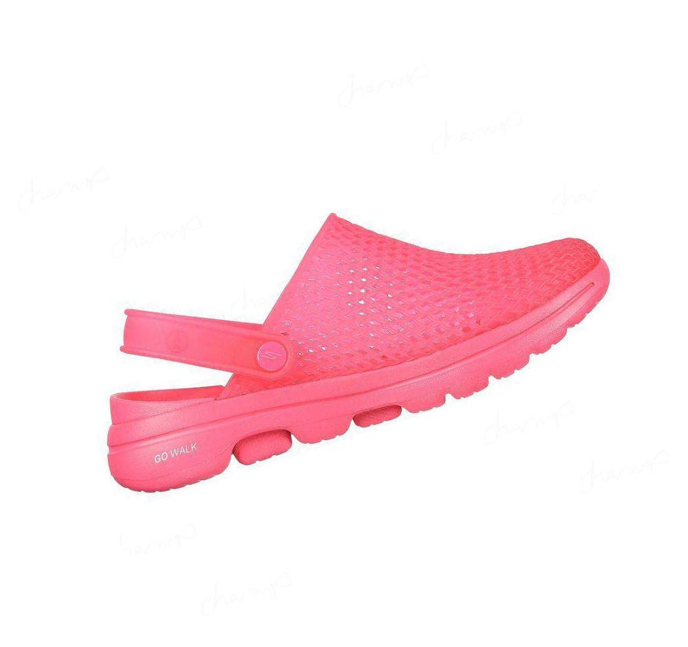 Zapatillas Sin Cordones Skechers Foamies: GO WALK 5 - True Catch Mujer Rosas | IAT1B_AR