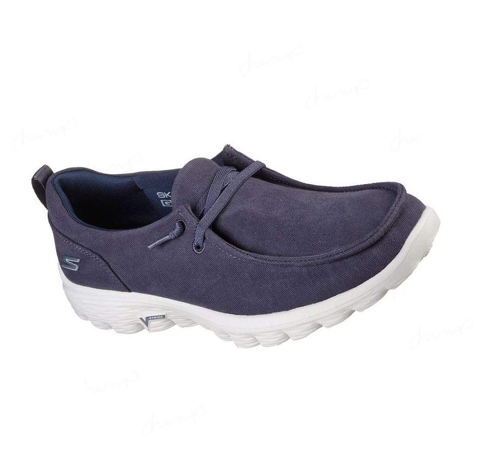 Zapatillas Sin Cordones Skechers GO WALK 2 - Cool Vision Mujer Azul Marino | A513B_AR