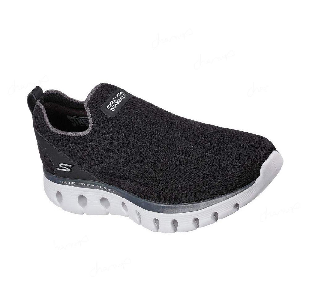 Zapatillas Sin Cordones Skechers GO WALK Glide-Step Flex Hombre Negras | TT3TB_AR