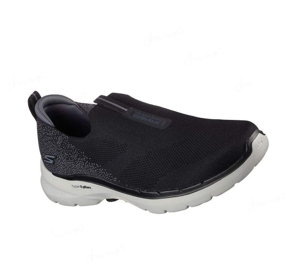 Zapatillas Sin Cordones Skechers GOwalk 6 Hombre Negras | 5618K_AR