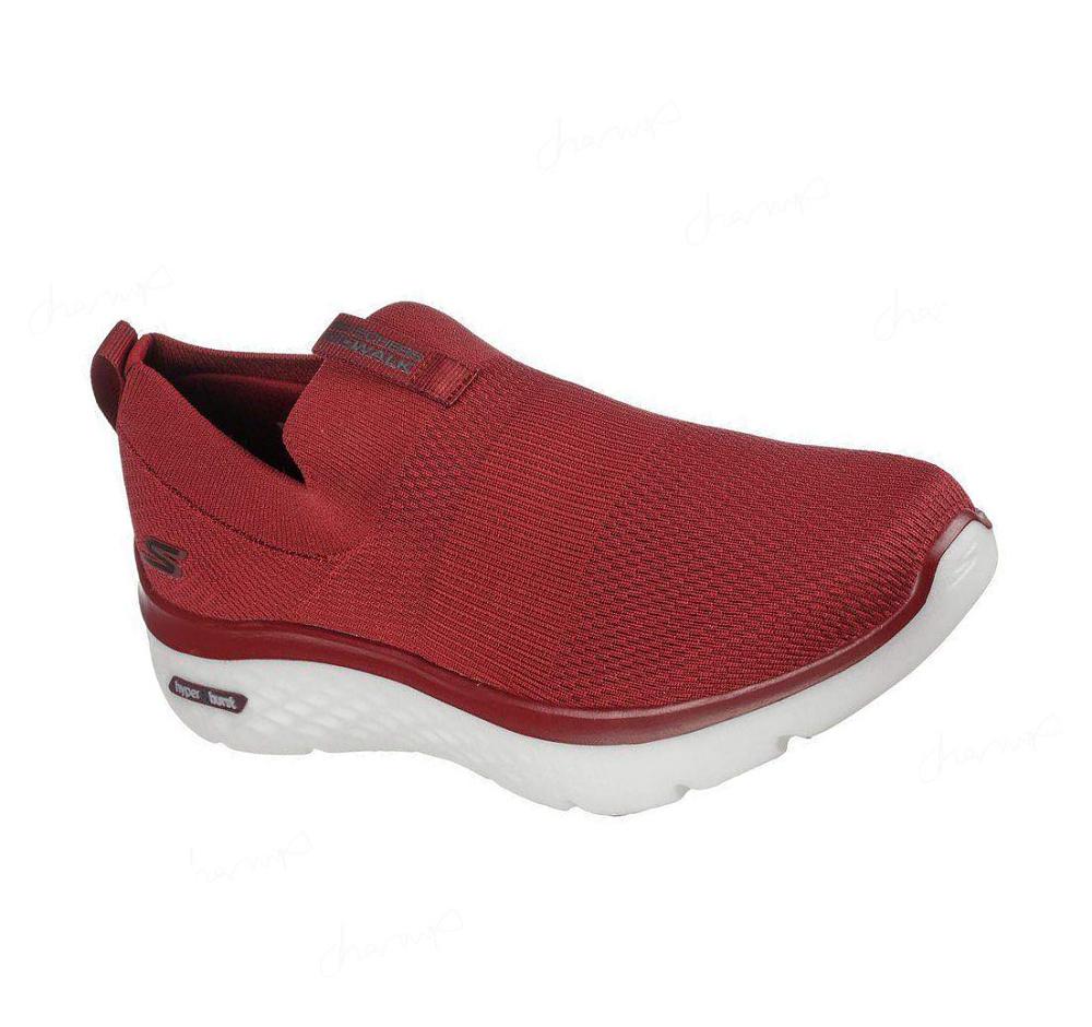 Zapatillas Sin Cordones Skechers GOwalk Hyper Burst - Manchester Hombre Rojas | 5632C_AR