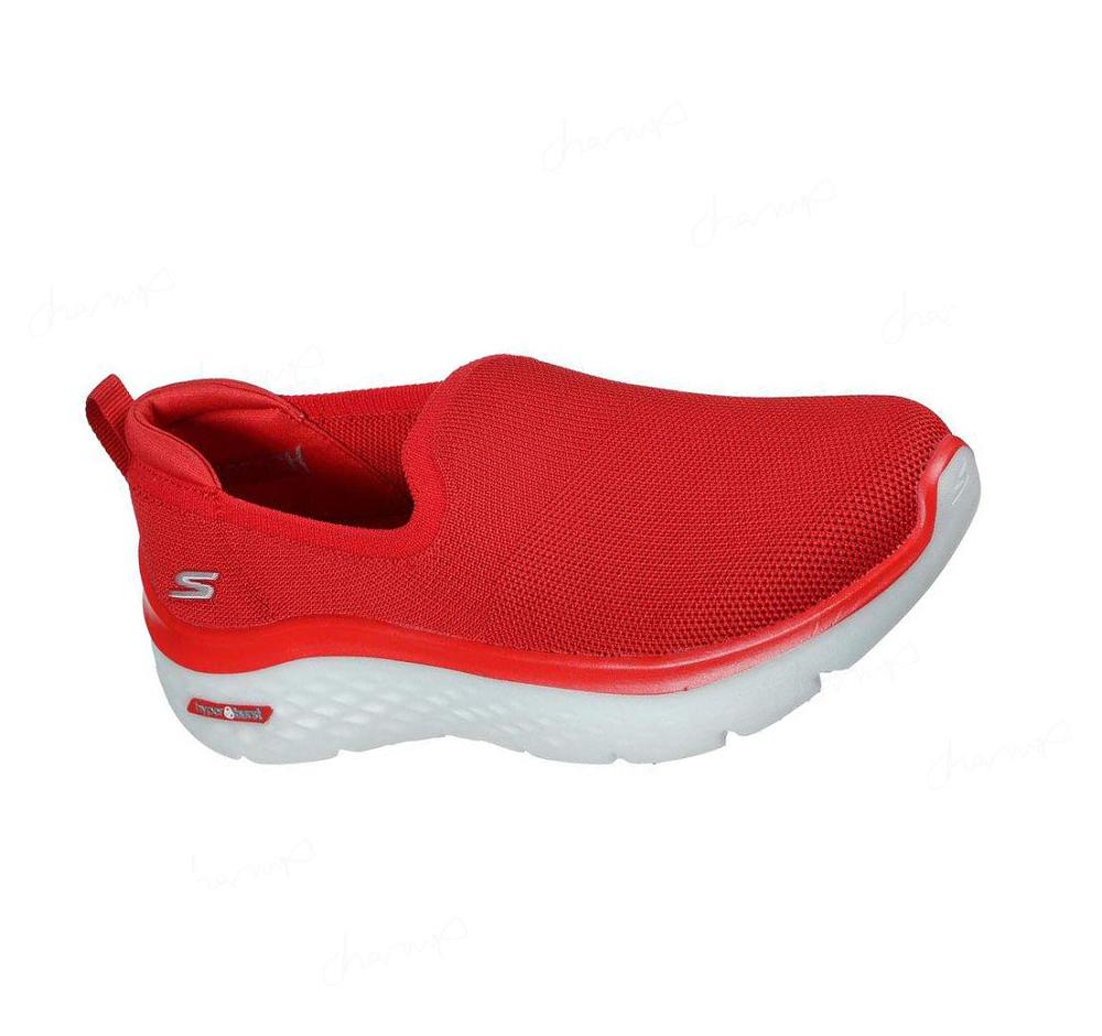 Zapatillas Sin Cordones Skechers GOwalk Hyper Burst - Grand Smile Mujer Rojas | TA9TX_AR