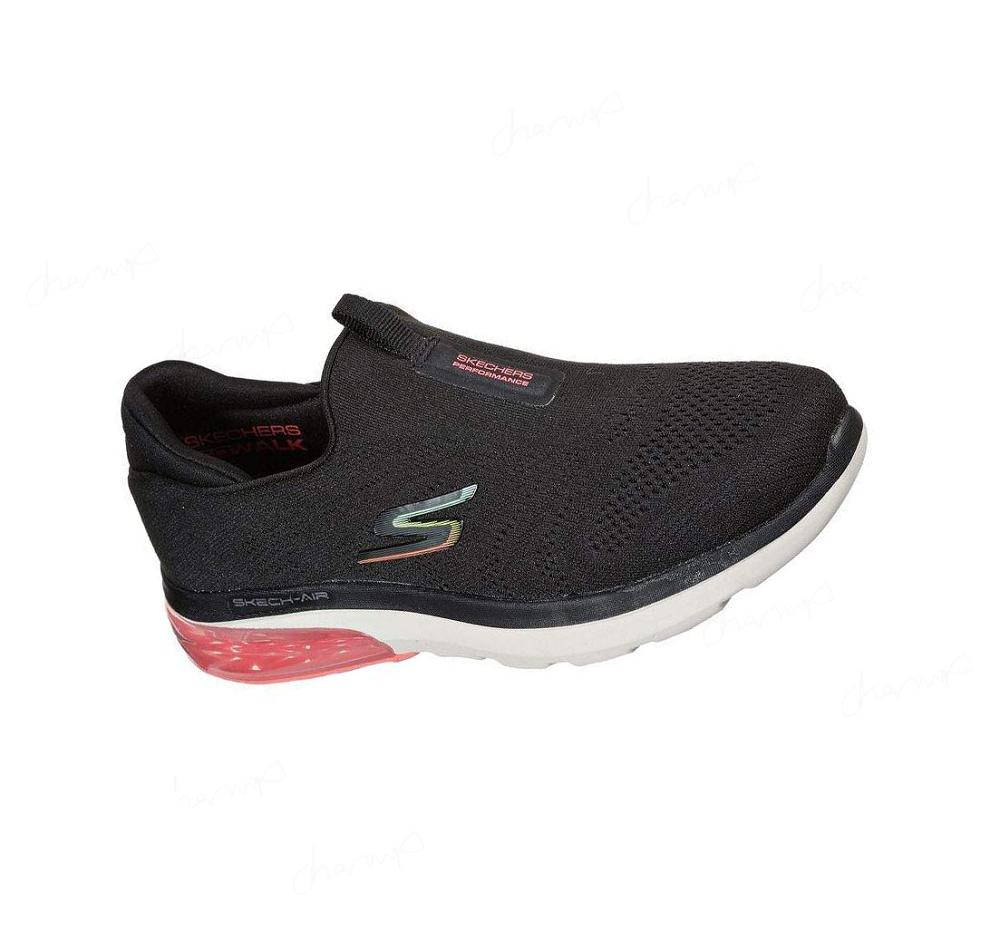 Zapatillas Sin Cordones Skechers GOwalk Air 2.0 - Sky Motion Mujer Negras Rosas | TAAAL_AR