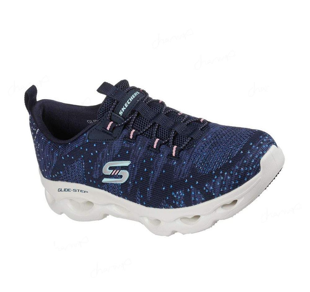 Zapatillas Sin Cordones Skechers Glide-Step Allure Mujer Azul Marino | IA63A_AR