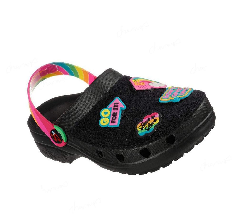 Zapatillas Sin Cordones Skechers Heart Charmer - Positive Play Niña Negras | 5195G_AR