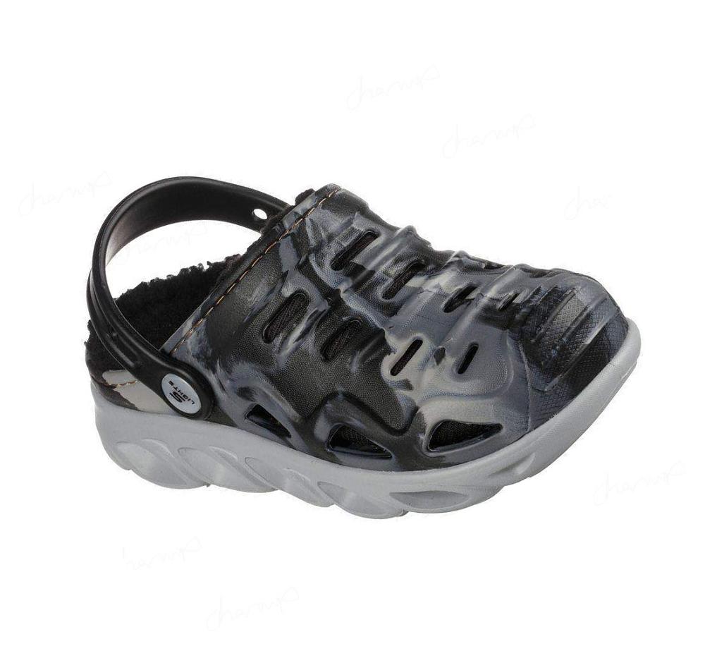 Zapatillas Sin Cordones Skechers Hypno-Splash - Cozy Blast Niño Negras Gris | T66TD_AR