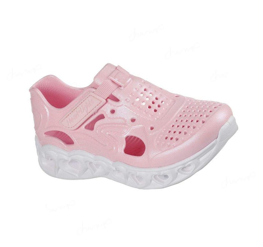 Zapatillas Sin Cordones Skechers Light Hearted 2.0 Niña Rosas Claro | 5220R_AR