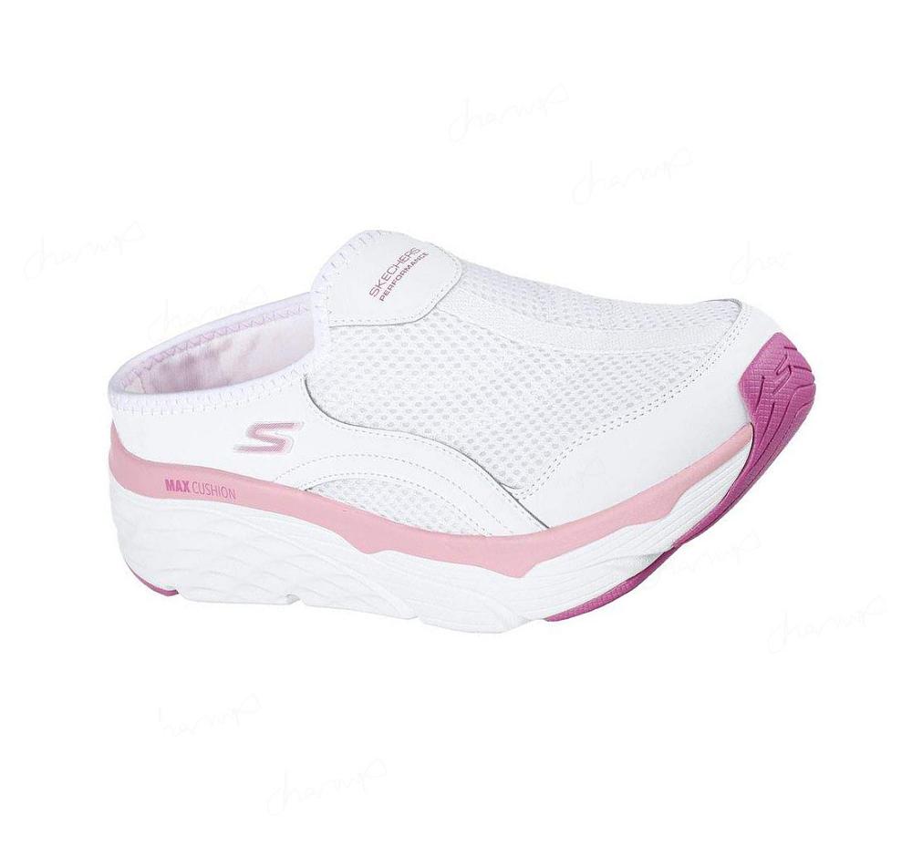 Zapatillas Sin Cordones Skechers Max Cushioning Elite - High Crest Mujer Blancas Rosas | A9T3X_AR