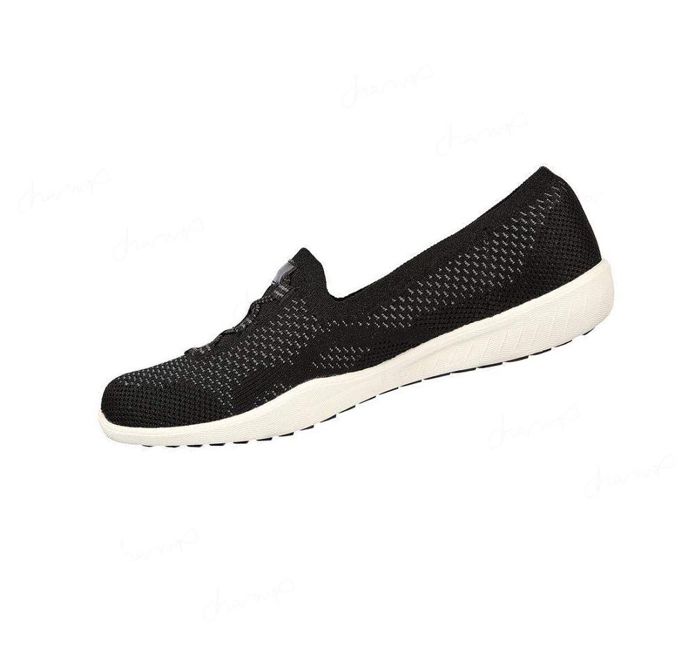 Zapatillas Sin Cordones Skechers Newbury St - Be Adventurous Mujer Negras Blancas | A188W_AR