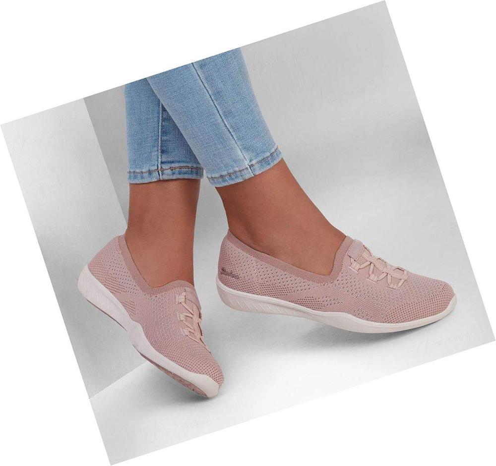 Zapatillas Sin Cordones Skechers Newbury St - Be Adventurous Mujer Rosas | A213P_AR