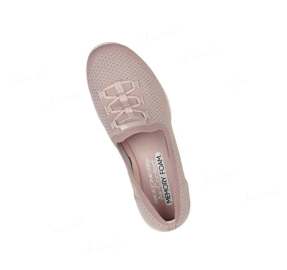 Zapatillas Sin Cordones Skechers Newbury St - Be Adventurous Mujer Rosas | A213P_AR