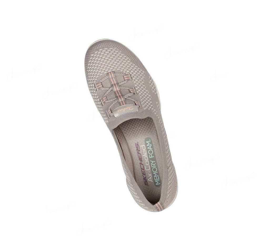 Zapatillas Sin Cordones Skechers Newbury St - Be Adventurous Mujer Gris Marrones | A238K_AR