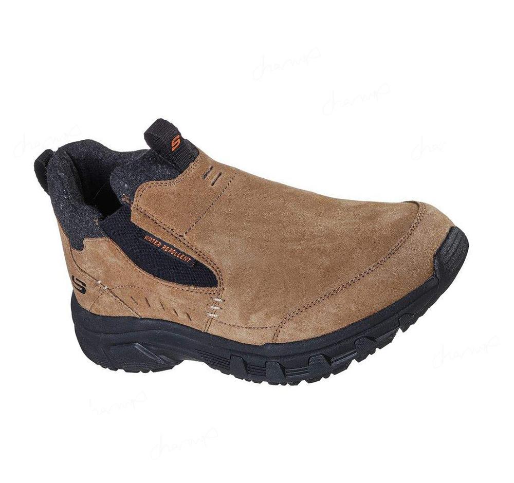 Zapatillas Sin Cordones Skechers Oak Canyon - Bombarder Hombre Marrones Negras | 683TQ_AR