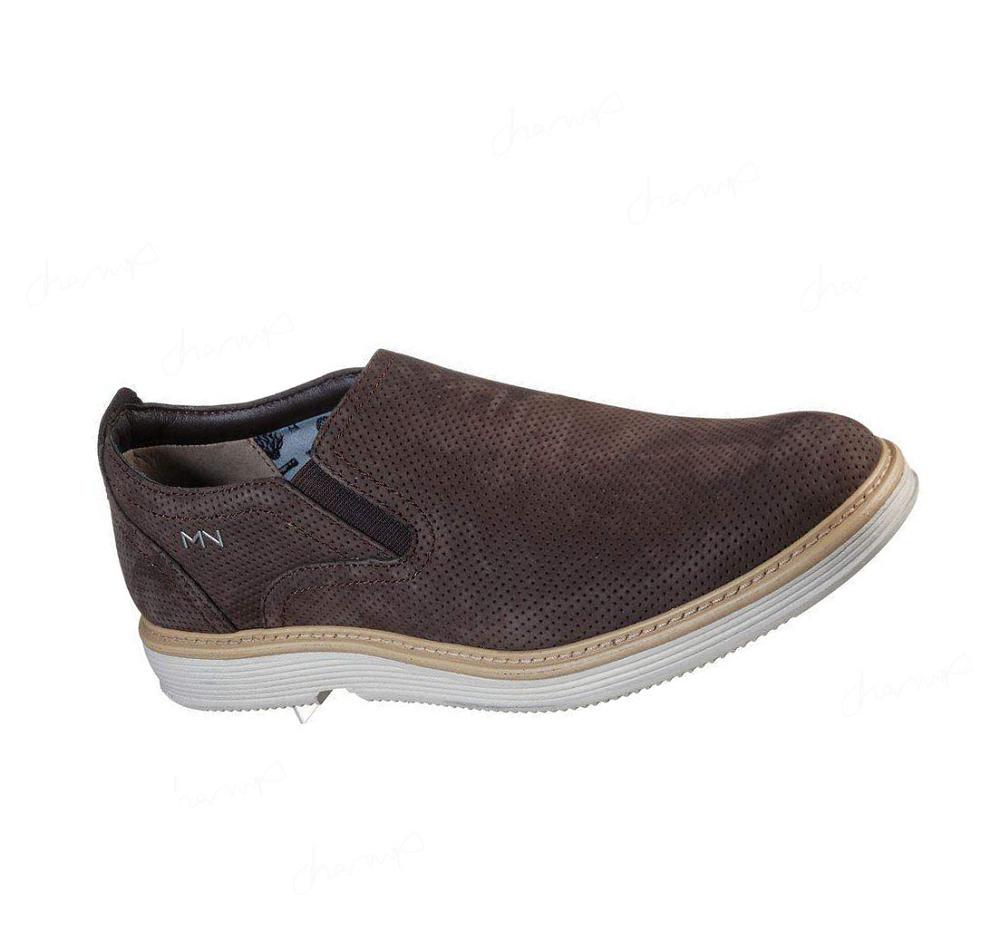 Zapatillas Sin Cordones Skechers Parallux - Torres Hombre Marrones | 500TB_AR