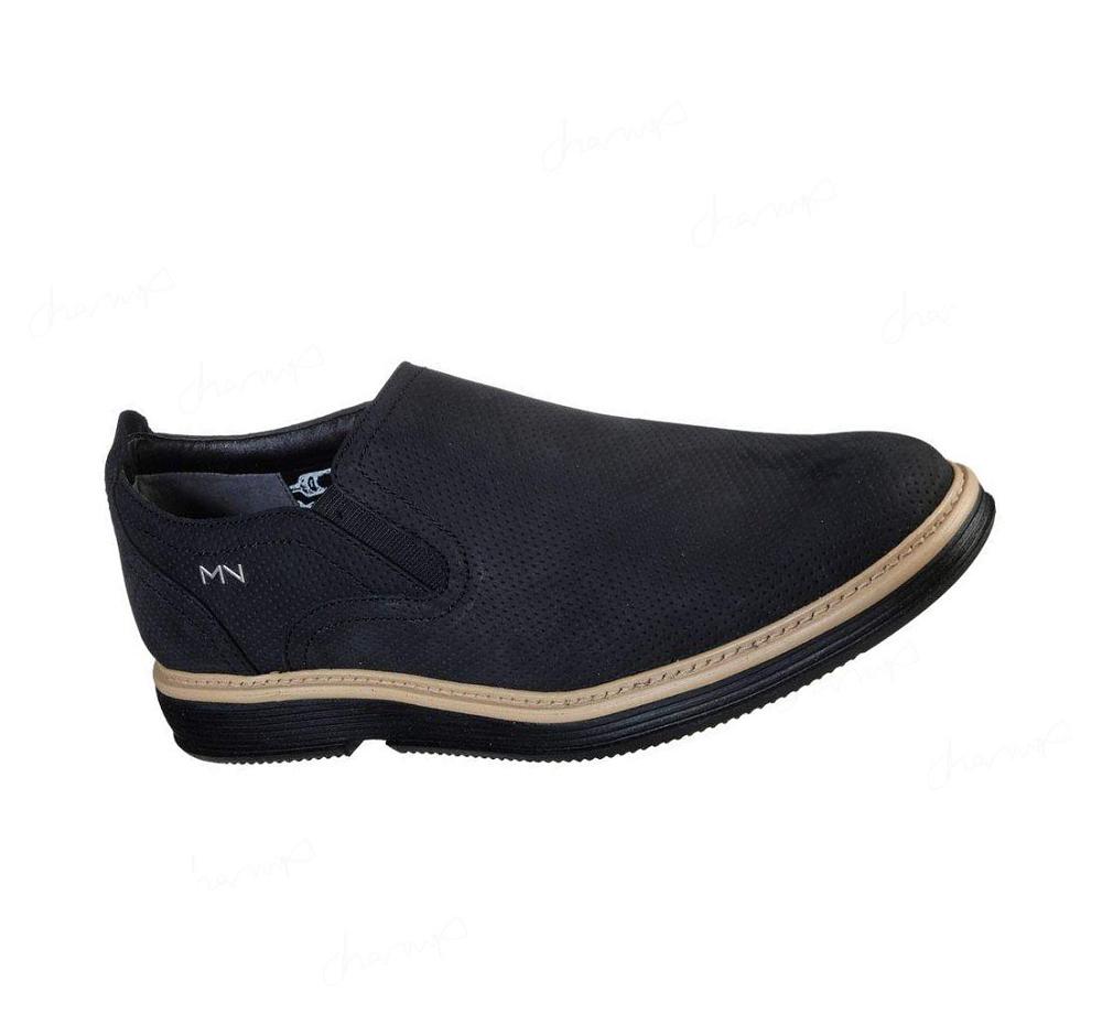 Zapatillas Sin Cordones Skechers Parallux - Torres Hombre Negras | 5018A_AR