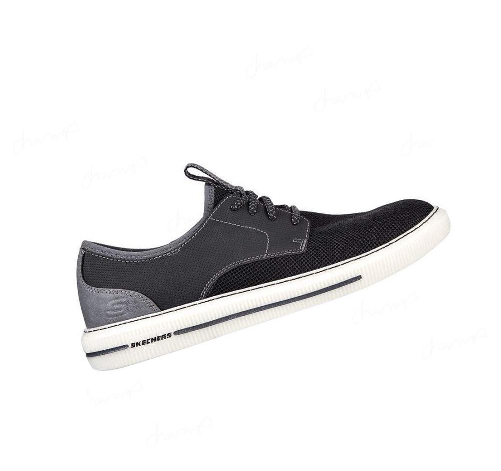 Zapatillas Sin Cordones Skechers Pertola - Rolette Hombre Negras | I10TB_AR