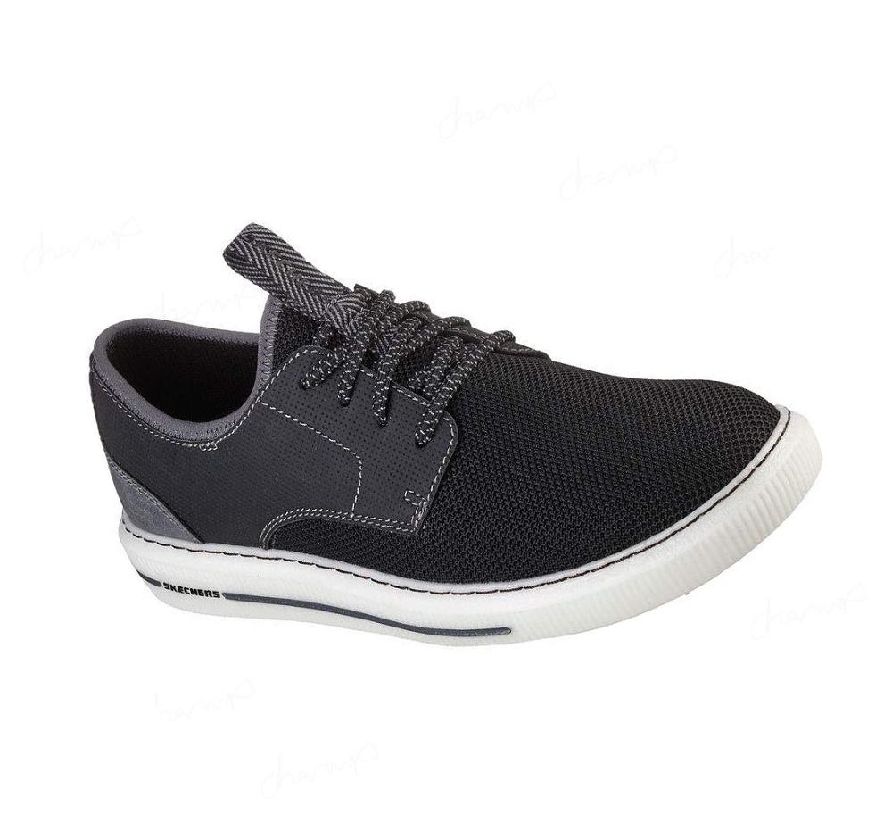 Zapatillas Sin Cordones Skechers Pertola - Rolette Hombre Negras | I10TB_AR