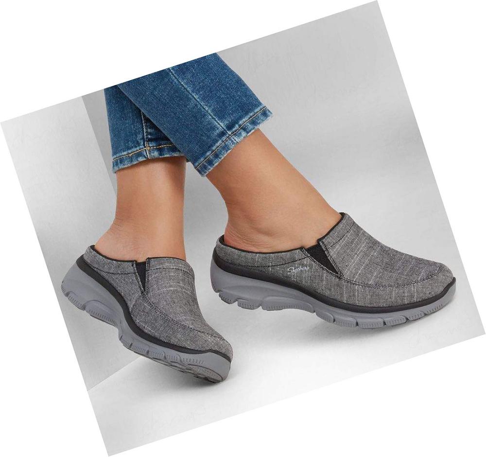 Zapatillas Sin Cordones Skechers Relaxed Fit: Easy Going - Shore-Things Mujer Negras | 3113E_AR