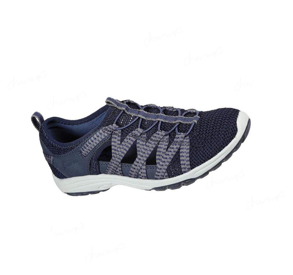 Zapatillas Sin Cordones Skechers Relaxed Fit: Reggae Fest 2.0 - Happy Getaway Mujer Azul Marino | 31210_AR