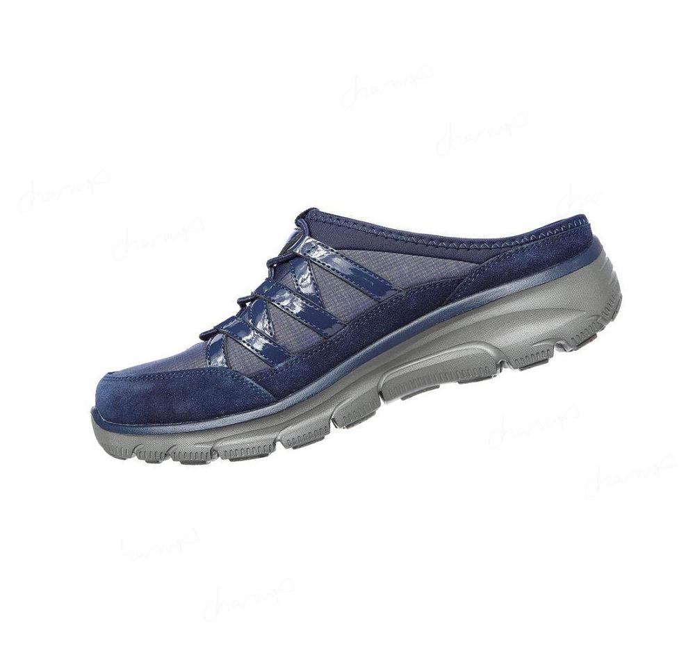 Zapatillas Sin Cordones Skechers Relaxed Fit: Easy Going - In Favor Mujer Azul Marino | 31T9A_AR