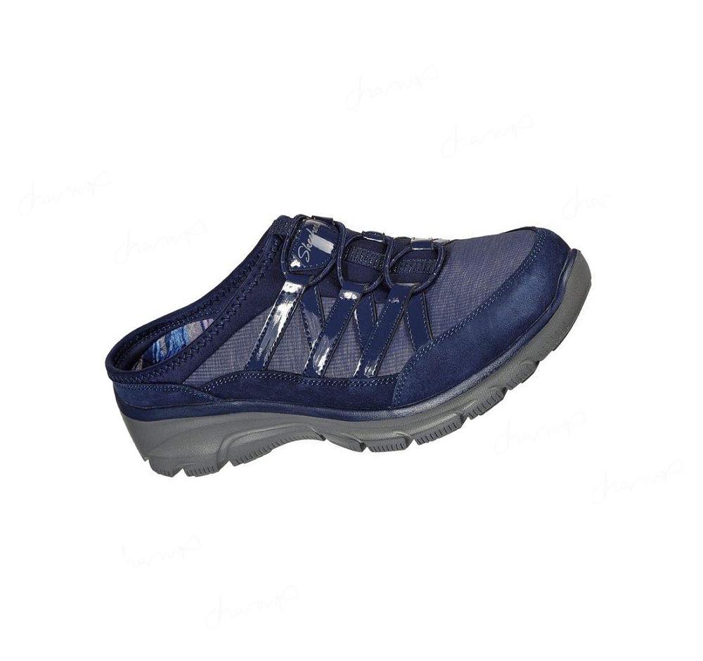 Zapatillas Sin Cordones Skechers Relaxed Fit: Easy Going - In Favor Mujer Azul Marino | 31T9A_AR