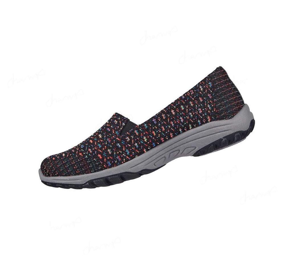 Zapatillas Sin Cordones Skechers Relaxed Fit: Reggae Fest 2.0 - In-Tune Mujer Negras Multicolor | 3213B_AR