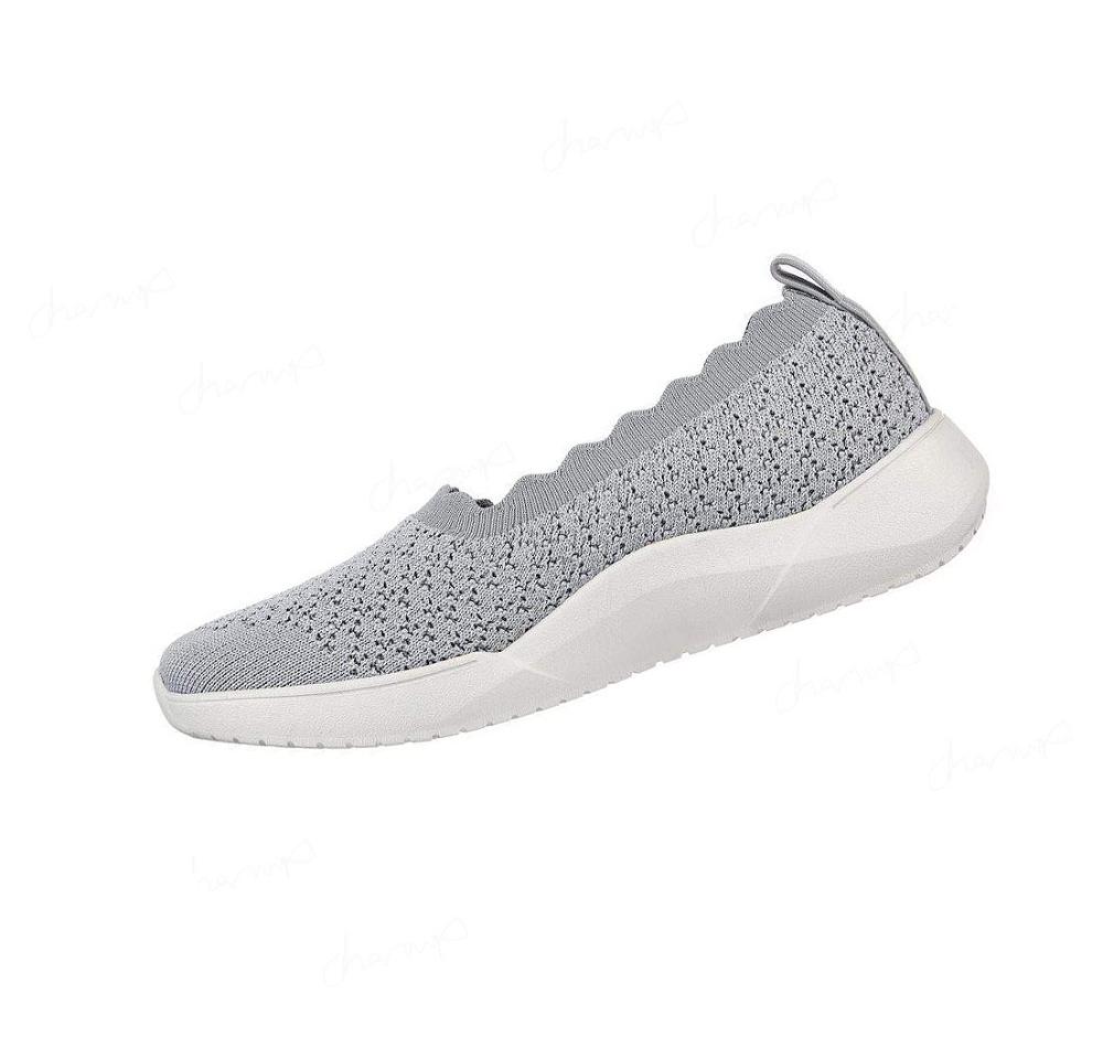 Zapatillas Sin Cordones Skechers Relaxed Fit: Seager Cup - Casuales Convo Mujer Gris | 32638_AR