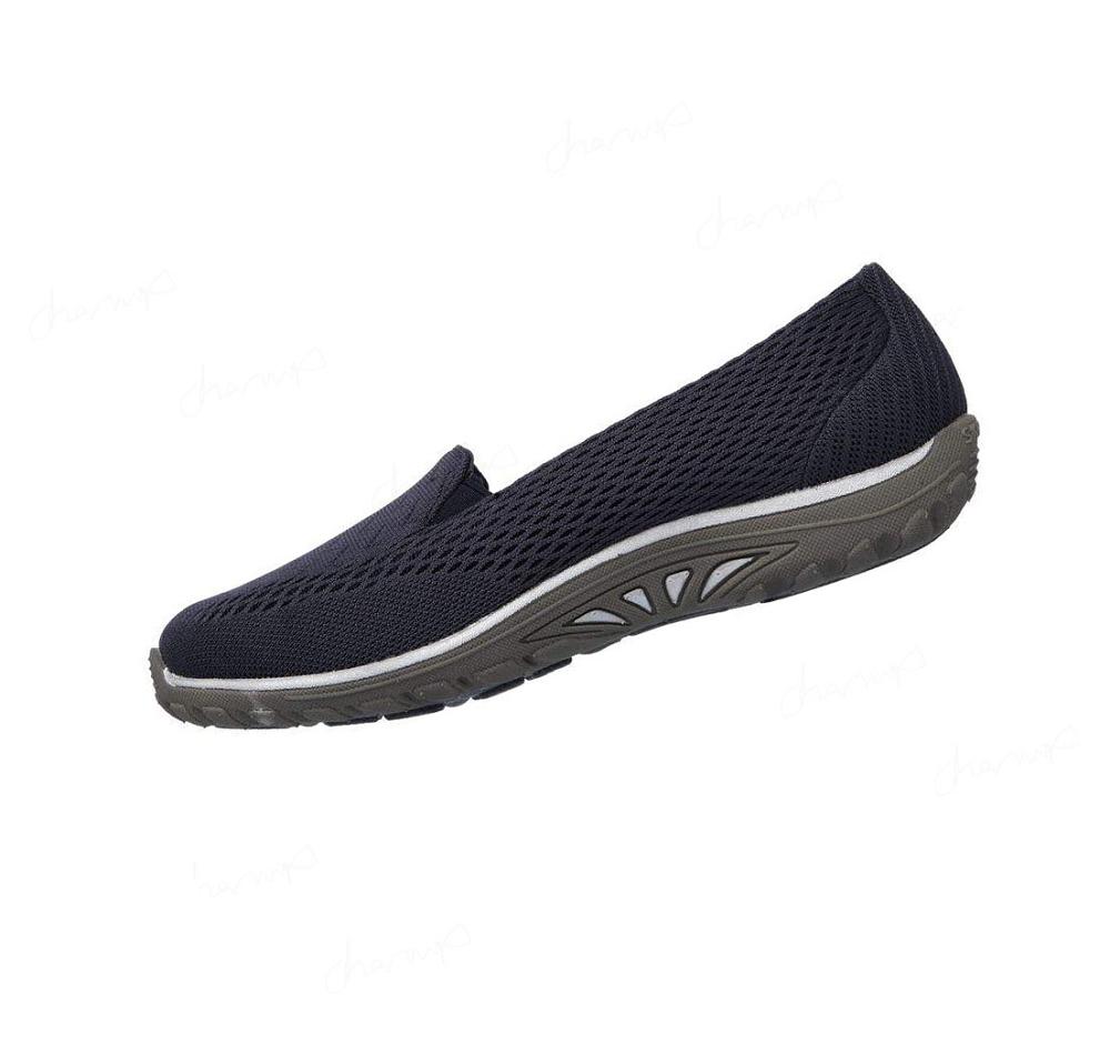 Zapatillas Sin Cordones Skechers Relaxed Fit: Reggae Fest - Willows Mujer Azul Marino | 35993_AR