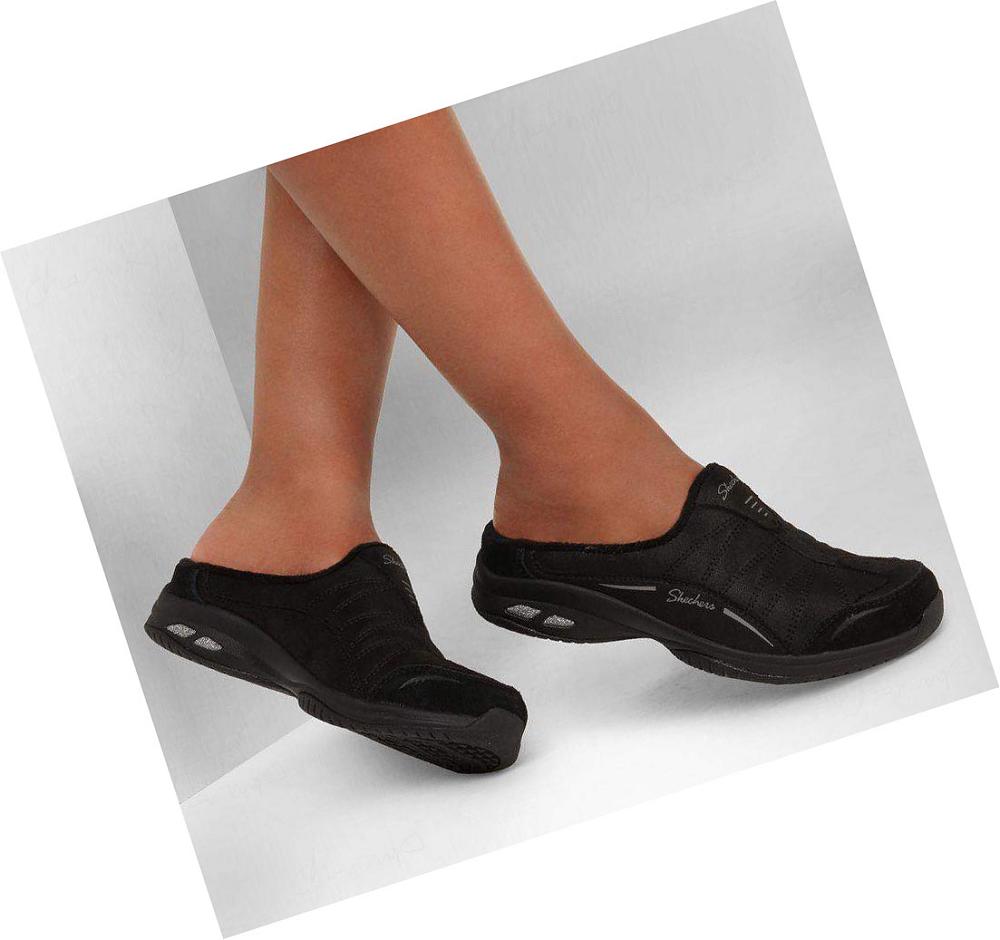 Zapatillas Sin Cordones Skechers Relaxed Fit: Commute Time - On Call Mujer Negras | 35TA0_AR