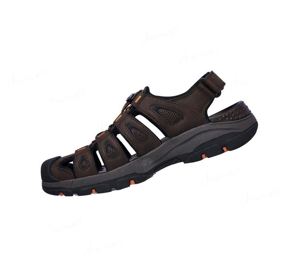 Zapatillas Sin Cordones Skechers Relaxed Fit: Tresmen - Outseen Hombre Chocolate | 3T68A_AR