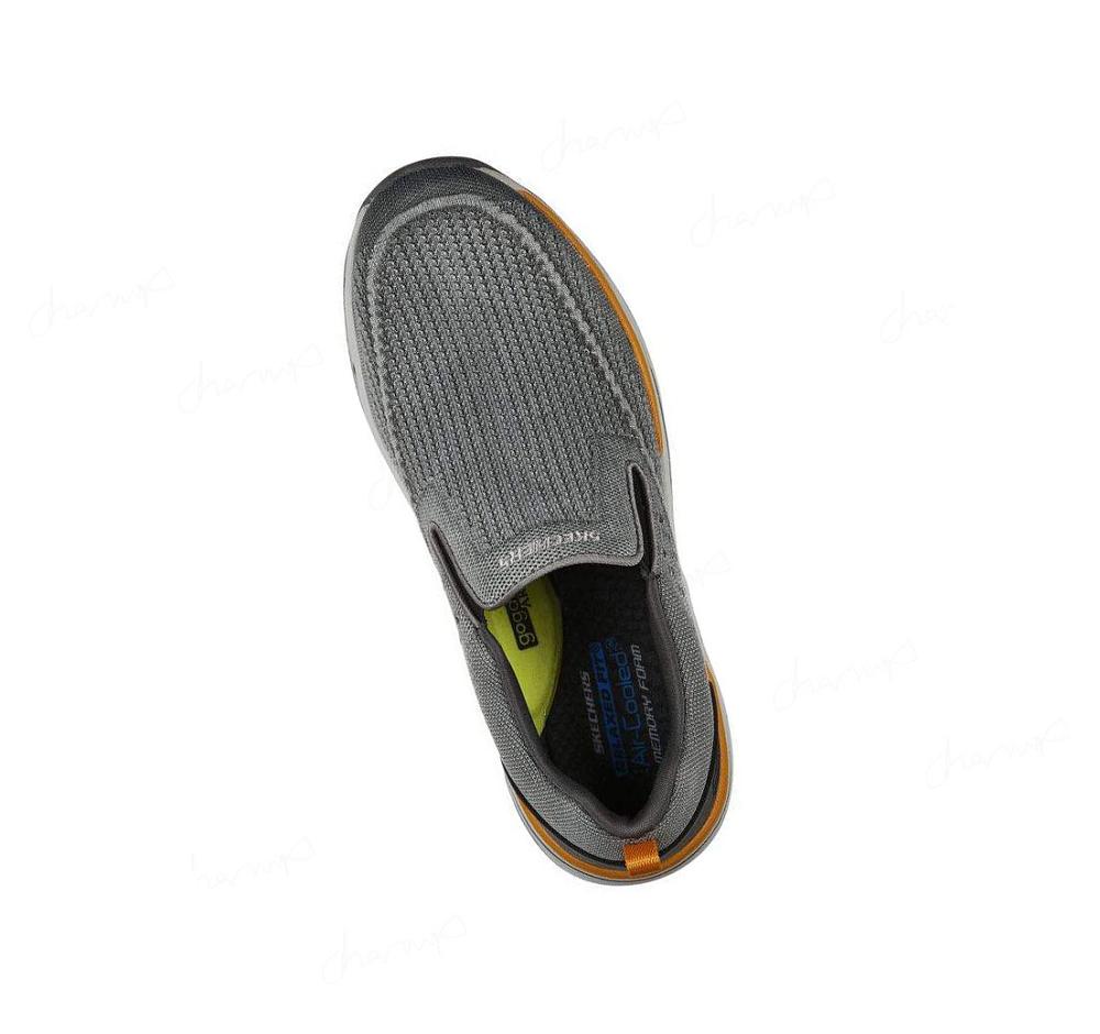 Zapatillas Sin Cordones Skechers Relaxed Fit: Remaxed - Edlow Hombre Gris | 5032L_AR