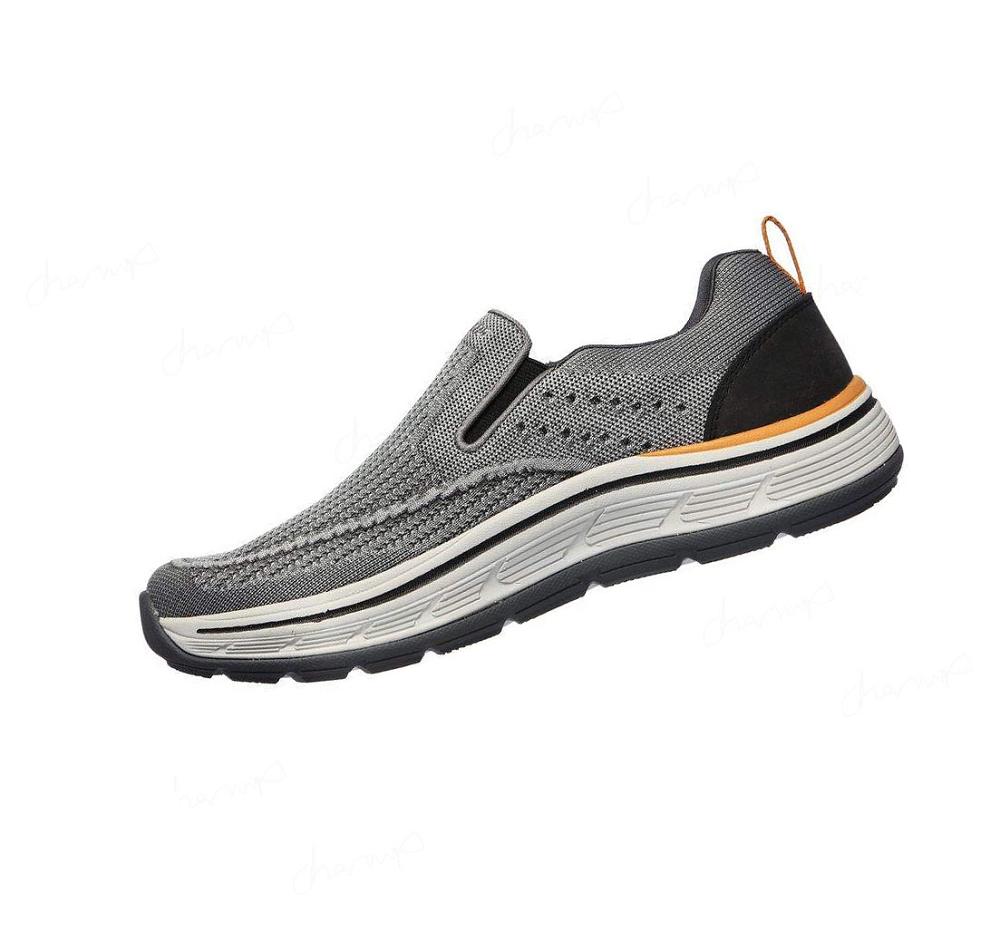 Zapatillas Sin Cordones Skechers Relaxed Fit: Remaxed - Edlow Hombre Gris | 5032L_AR