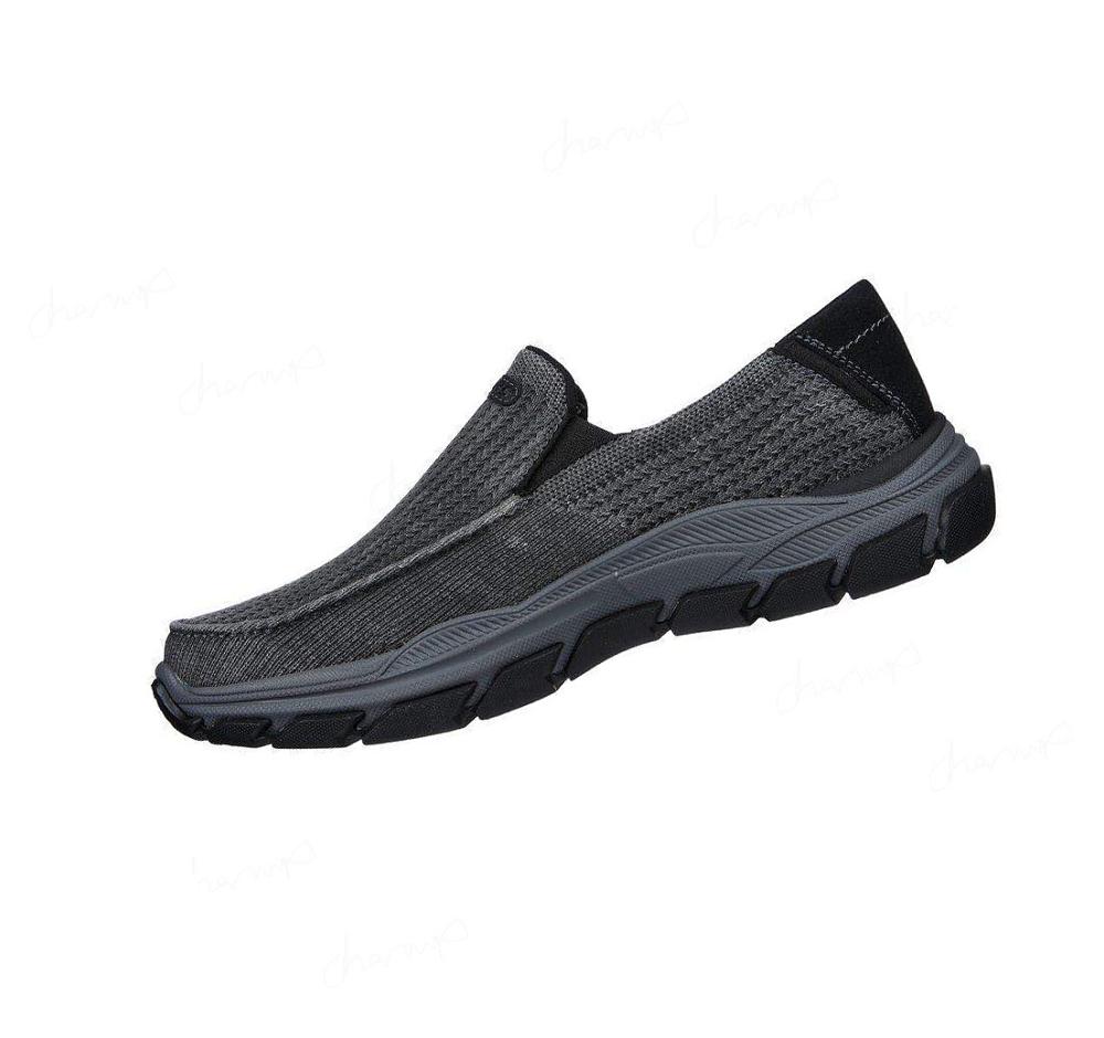 Zapatillas Sin Cordones Skechers Relaxed Fit: Respected - Vernon Hombre Negras | 520TA_AR