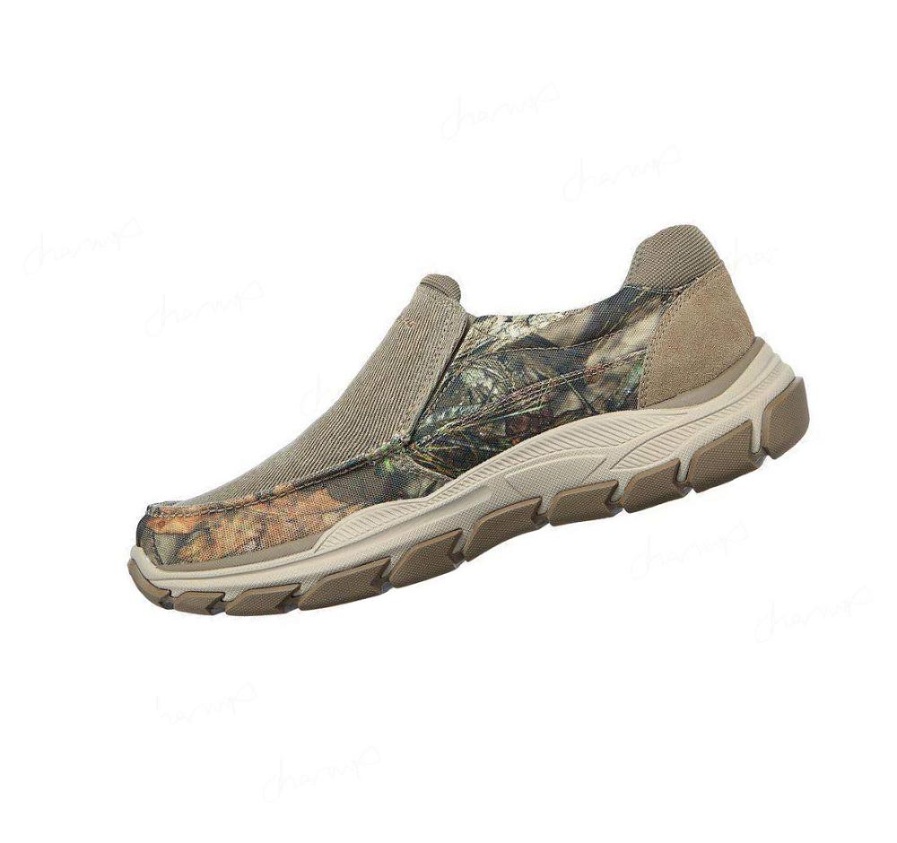 Zapatillas Sin Cordones Skechers Relaxed Fit: Respected - Vergo Hombre Marrones | 52185_AR