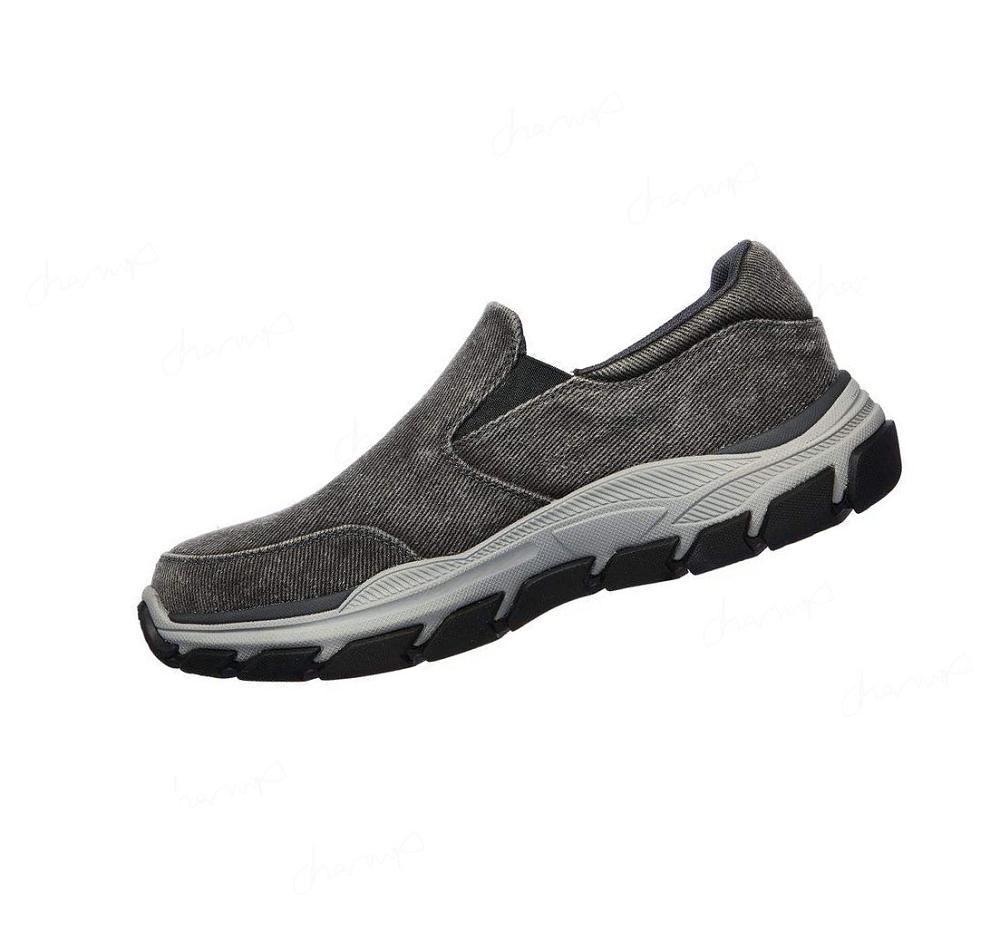 Zapatillas Sin Cordones Skechers Relaxed Fit: Respected - Fallston Hombre Gris | 5232L_AR