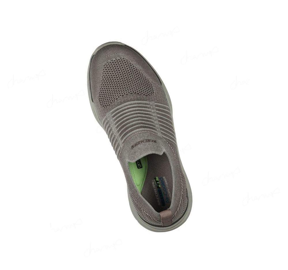 Zapatillas Sin Cordones Skechers Relaxed Fit: Expected 2.0 - Hersch Hombre Marrones | 52A3D_AR