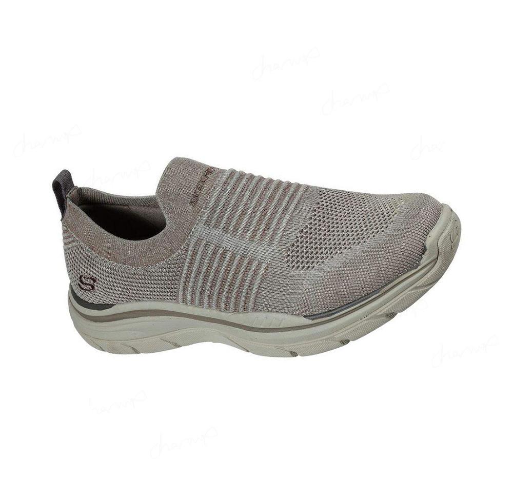 Zapatillas Sin Cordones Skechers Relaxed Fit: Expected 2.0 - Hersch Hombre Marrones | 52A3D_AR