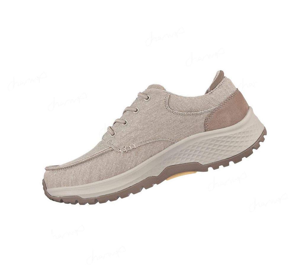 Zapatillas Sin Cordones Skechers Relaxed Fit: Arch Fit Ripple - Poliver Hombre Marrones | 535T0_AR