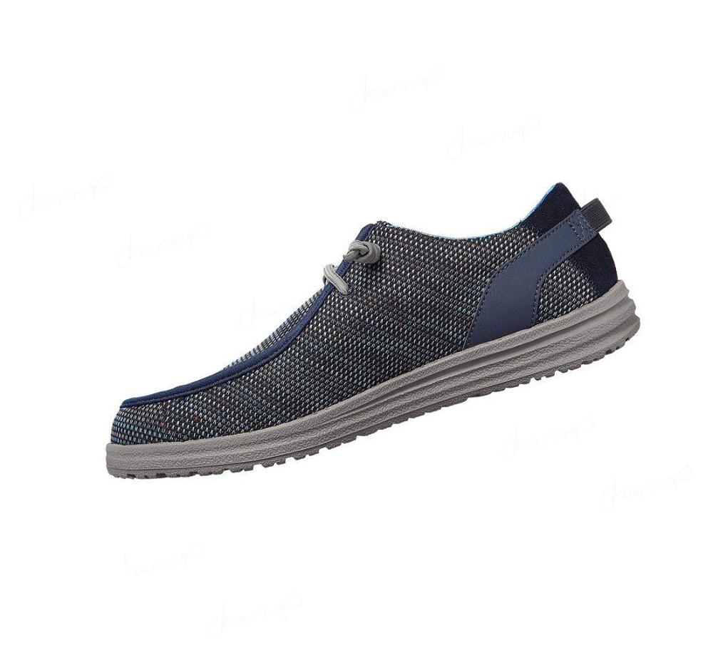 Zapatillas Sin Cordones Skechers Relaxed Fit: Melson - Radlett Hombre Azul Marino | 5A0TQ_AR