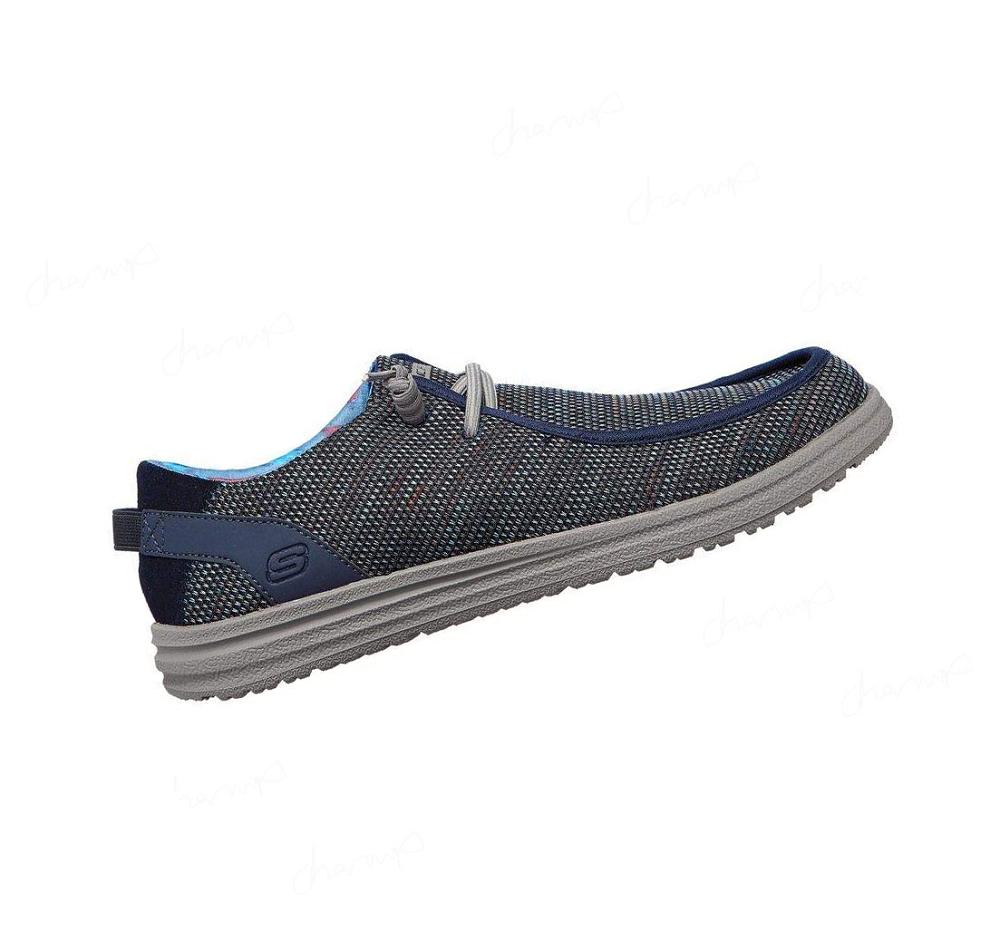 Zapatillas Sin Cordones Skechers Relaxed Fit: Melson - Radlett Hombre Azul Marino | 5A0TQ_AR