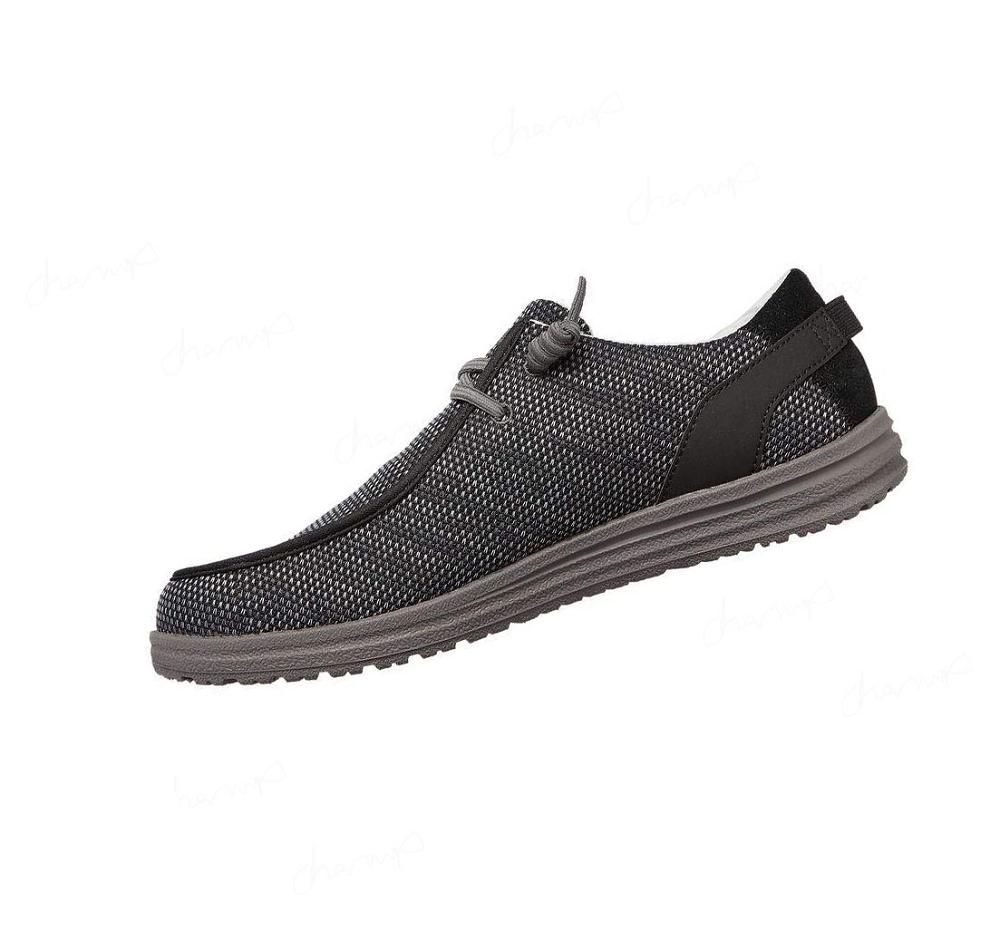 Zapatillas Sin Cordones Skechers Relaxed Fit: Melson - Radlett Hombre Negras | 5A18S_AR