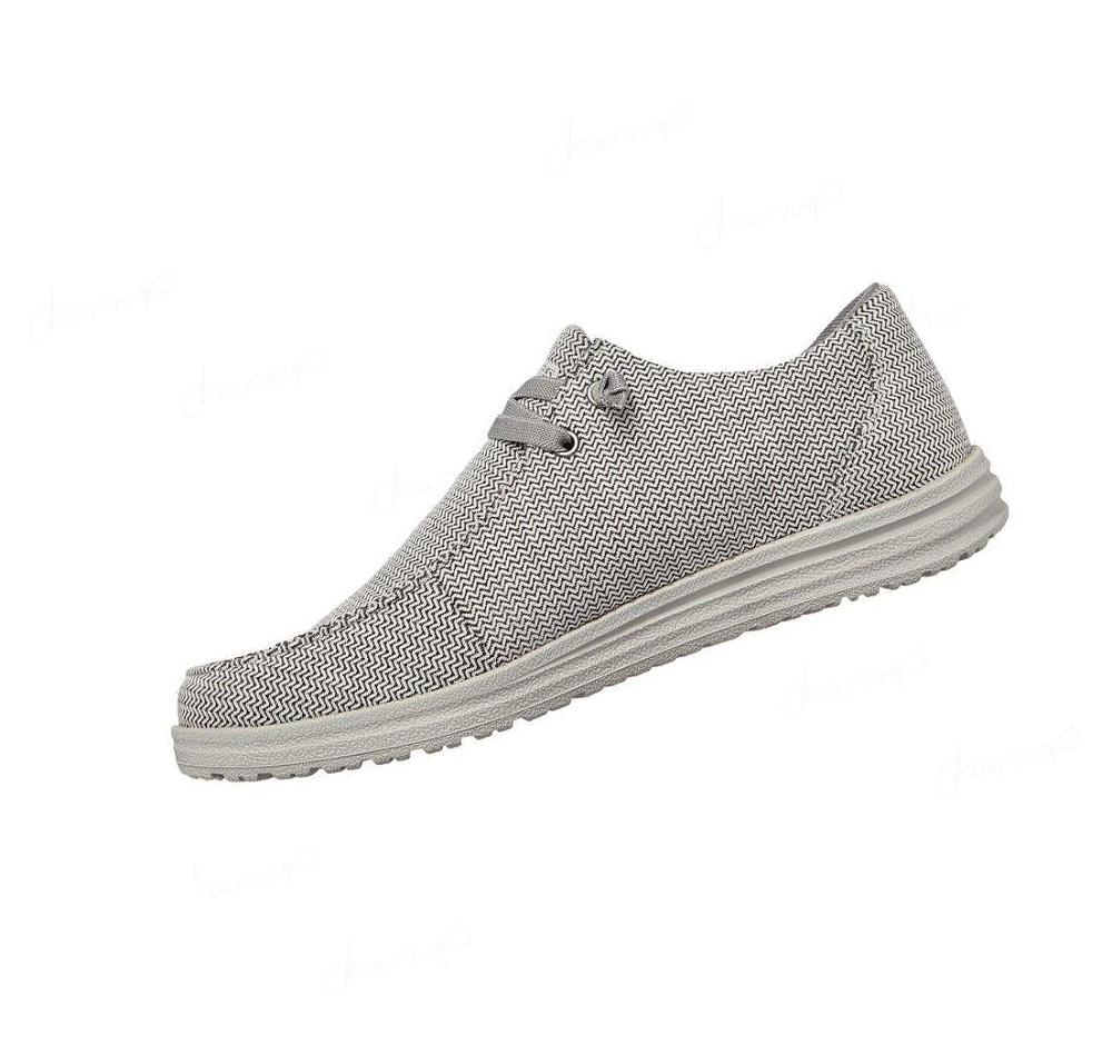 Zapatillas Sin Cordones Skechers Relaxed Fit: Melson - Remie Hombre Gris Claro | 5A32A_AR