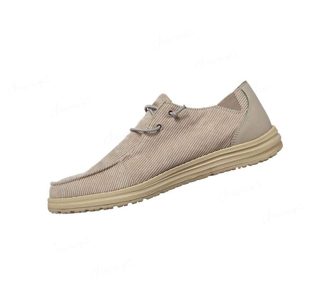 Zapatillas Sin Cordones Skechers Relaxed Fit: Melson - Corduroy Hombre Kaki | 5AA3X_AR