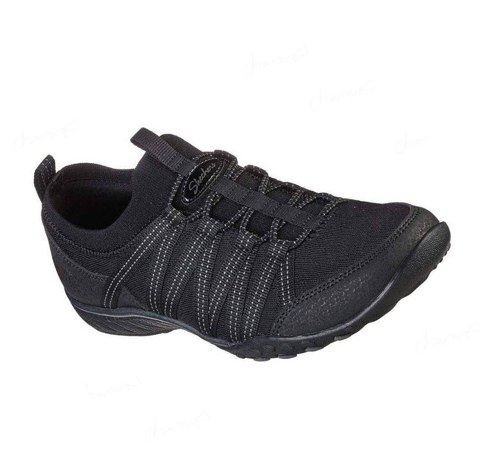 Zapatillas Sin Cordones Skechers Relaxed Fit: Breathe-Easy - First Light Mujer Negras | 63A90_AR