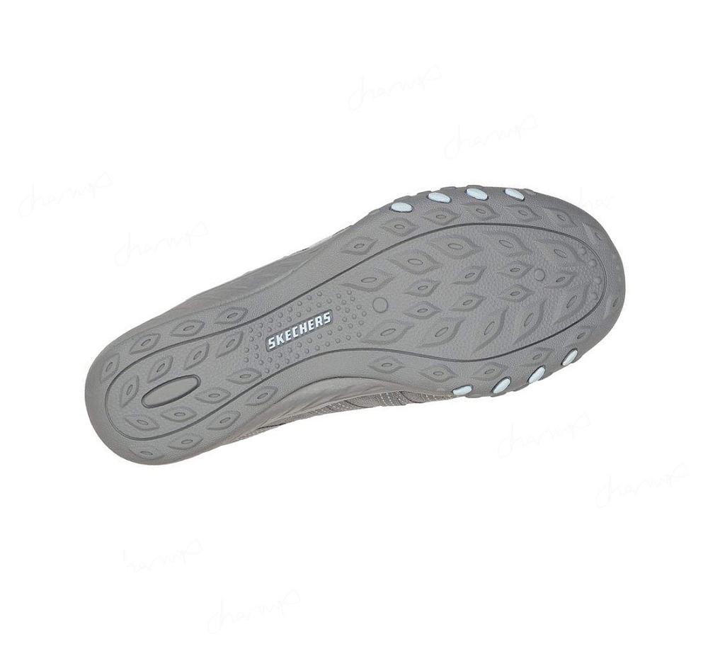 Zapatillas Sin Cordones Skechers Relaxed Fit: Breathe-Easy - First Light Mujer Gris | 63TAW_AR