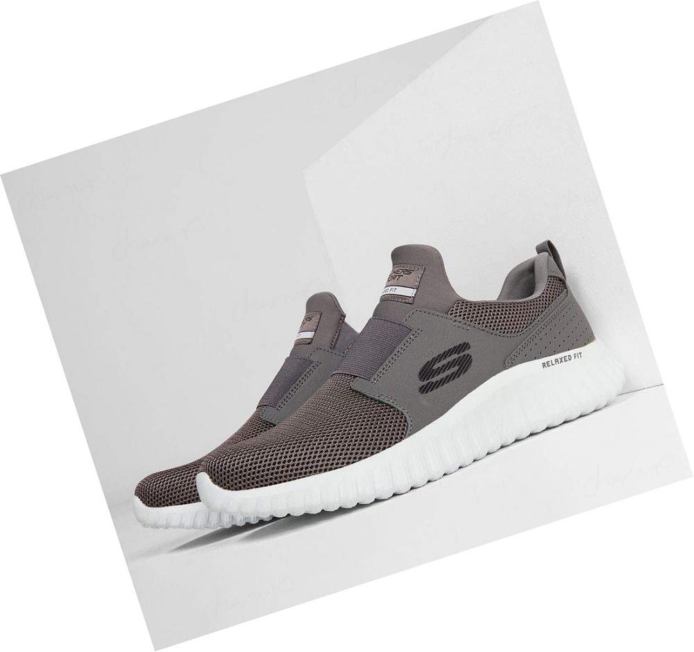 Zapatillas Sin Cordones Skechers Relaxed Fit: Depth Charge 2.0 Hombre Gris | 6800L_AR