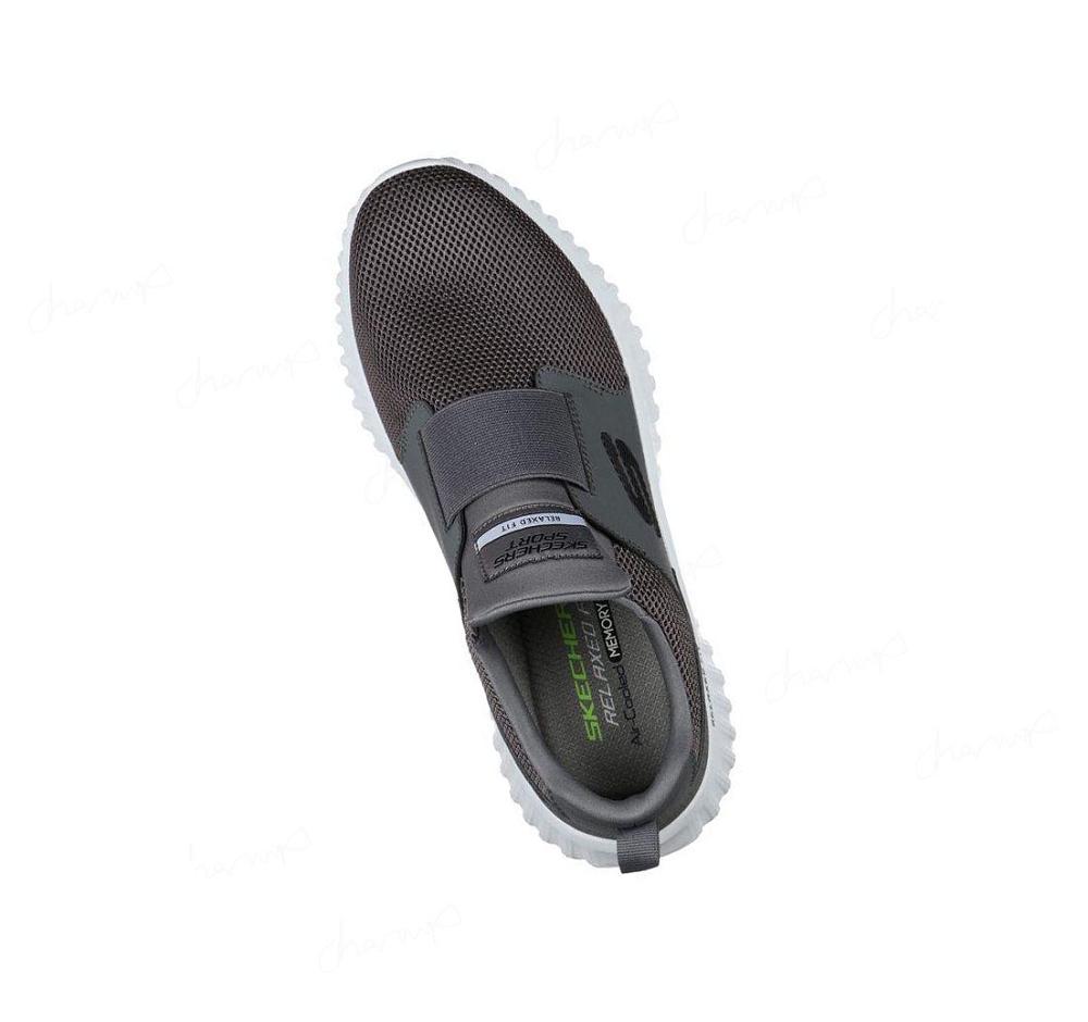 Zapatillas Sin Cordones Skechers Relaxed Fit: Depth Charge 2.0 Hombre Gris | 6800L_AR